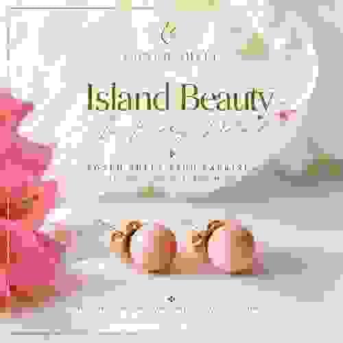 Bahamian Conch Shell & 14kt Yellow Gold Stud Earrings