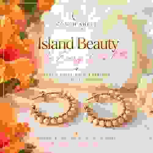 Bahamian Conch Shell & 14kt Gold Plated Hoops