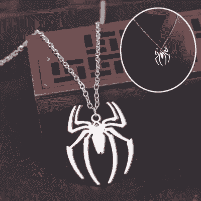 Spiderman Chain Necklace for men