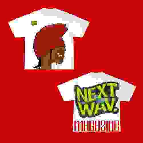 Next Wave - Cartoon Head White Tee