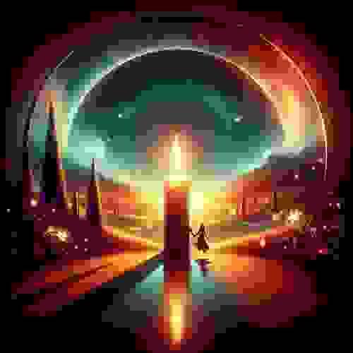 Una Luz Guiadora Llameante