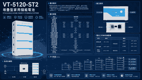 5度 堆疊型電池