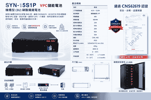 5度 商用3U儲能電池