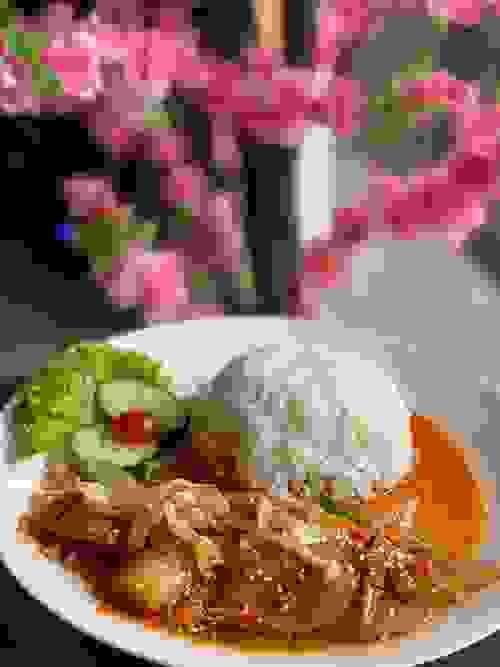 糖醋杏鲍菇饭 Sweet & Sour Eryngii Mushroom Rice