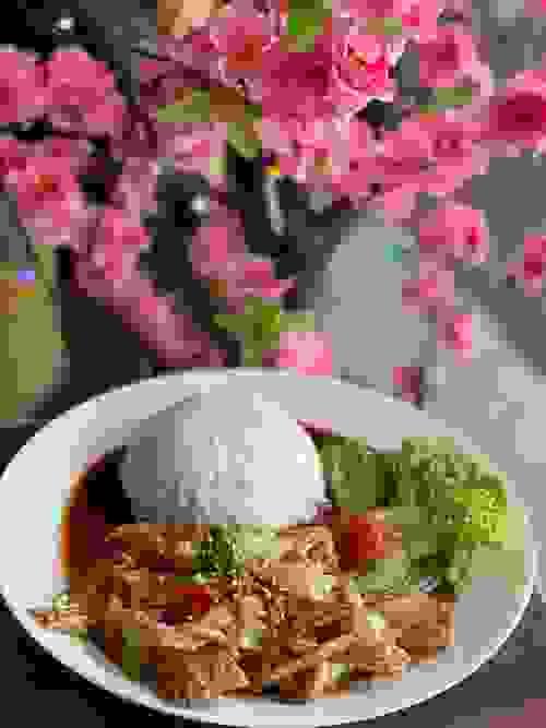 黑椒豆包饭 Black Pepper Soy Chip Rice