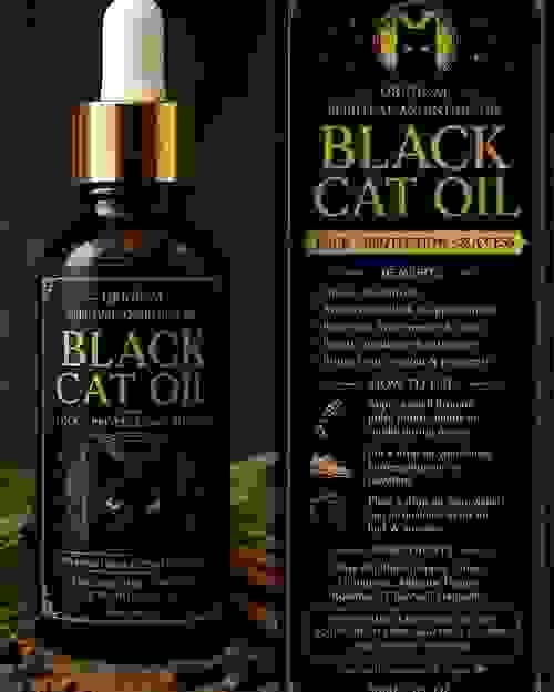 BLACK CAT OIL - Luck, protection & Oil