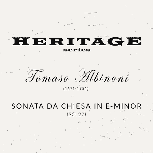 TOMASO ALBINONI, Sonata da Chiesa (SO.27)