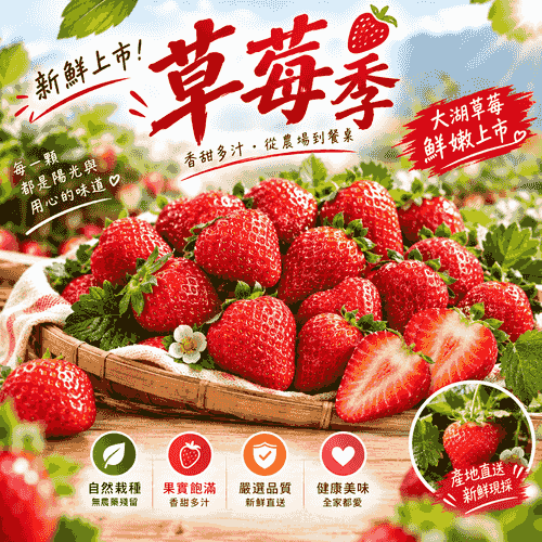 當季新鮮草莓