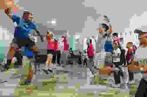 Campamento Sky Trail.
