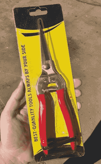 Long Straight Tip Hand-Held Pruner