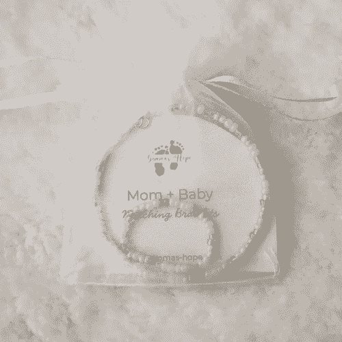 Matching Bracelet Set for a Bereaved Mom + Baby