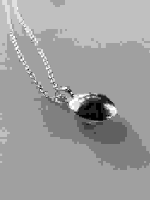 Sterling Silver Domed Pendant