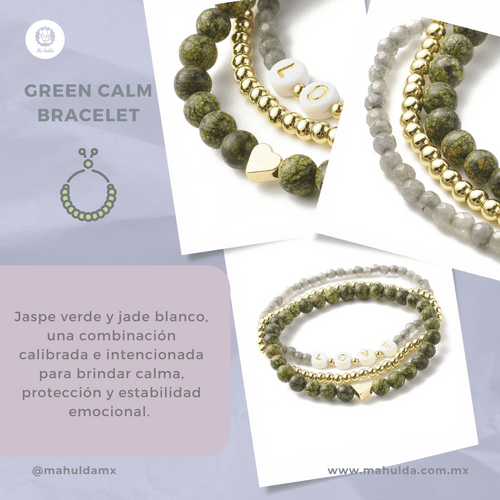 Green calm bracelet