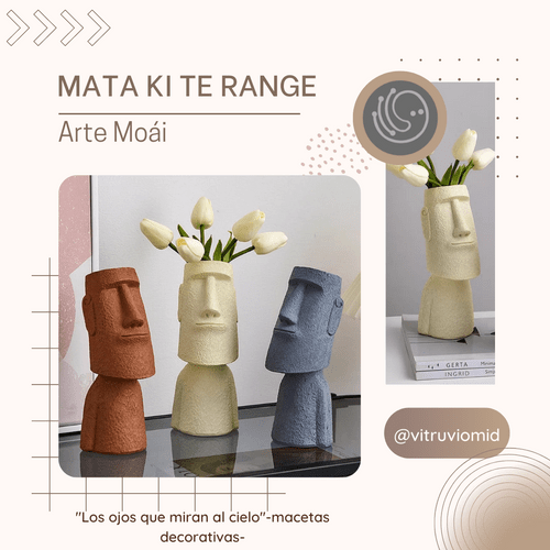 Macetas Moái