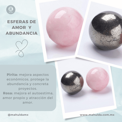 Esferas para la abundancia y amor