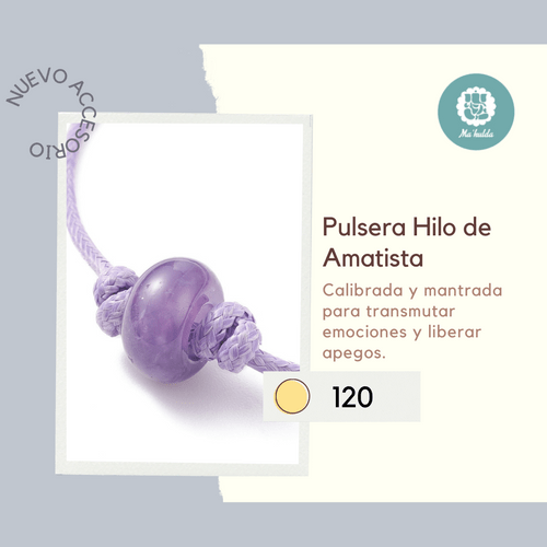 Pulsera Hilo de Amatista