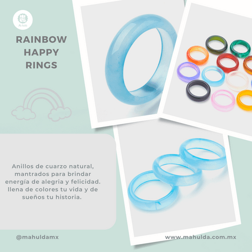 rainbow happy rings