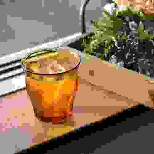法國DURALEX琥珀色玻璃杯