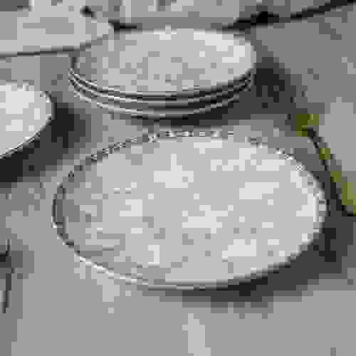 日本NARUMI 藍色玫瑰花點心盤 鳴海製陶精緻金邊前菜盤餐盤食器 