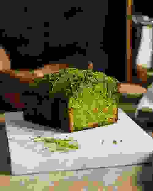 抹茶波蘿酥磅蛋糕/旅行蛋糕-整模   Matcha & Milky Butter Pound Cake (Gâteau de Voyage)