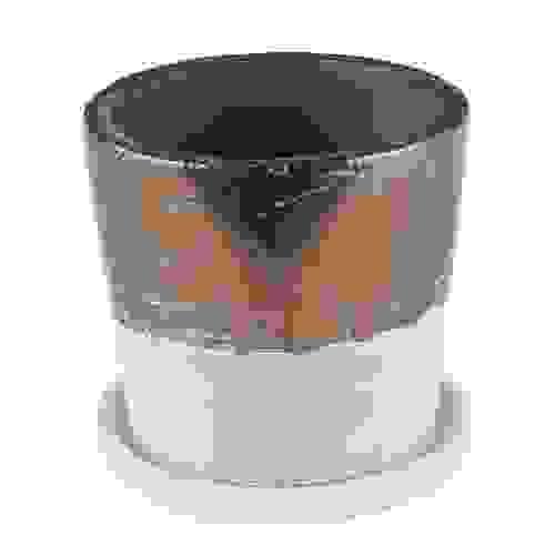 [DULTON ] 陶製金屬雙色花器