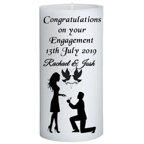 Engagement candle 