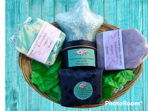 Seaweed pamper basket