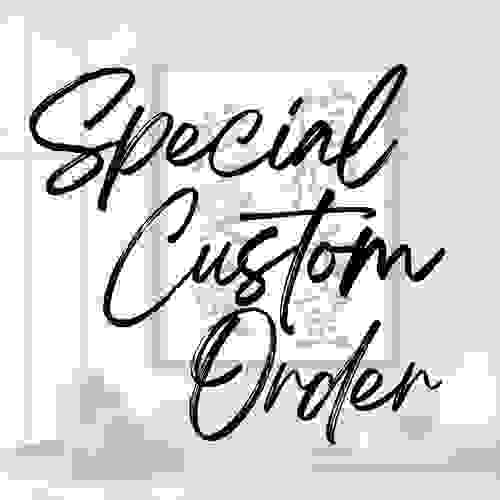 Custom Japanese Calligraphy Art - 9" W x 12" H 