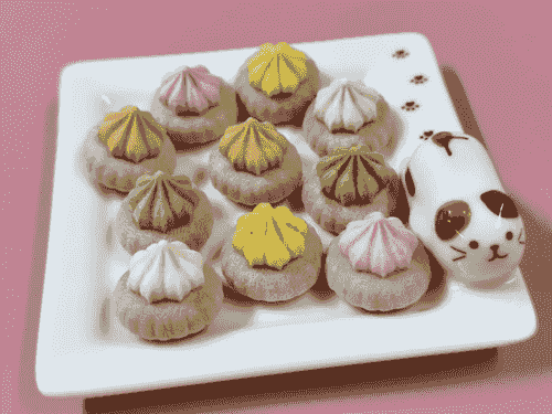 凍乾雞肉花占餅 (肚臍餅) Freeze Dried Chicken Gem Biscuits