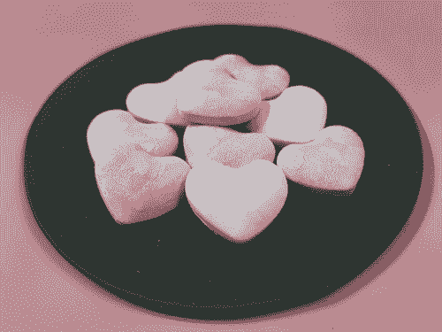 凍乾雞肉心心 Freeze dried heart shaped chicken
