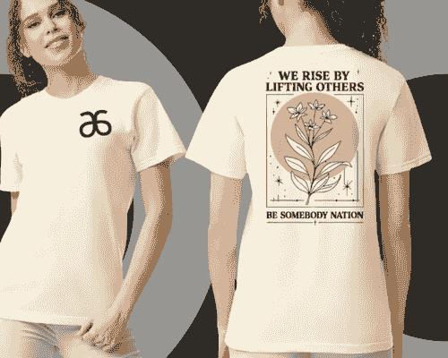 Be Somebody Nation Cream Tshirt