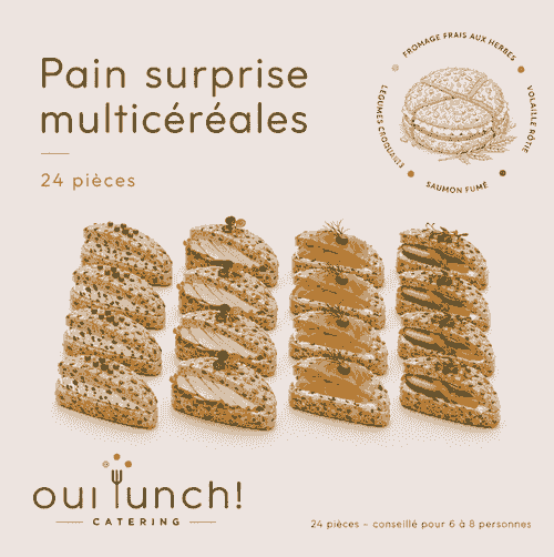 Pain surprise multicéréales – 24 pièces