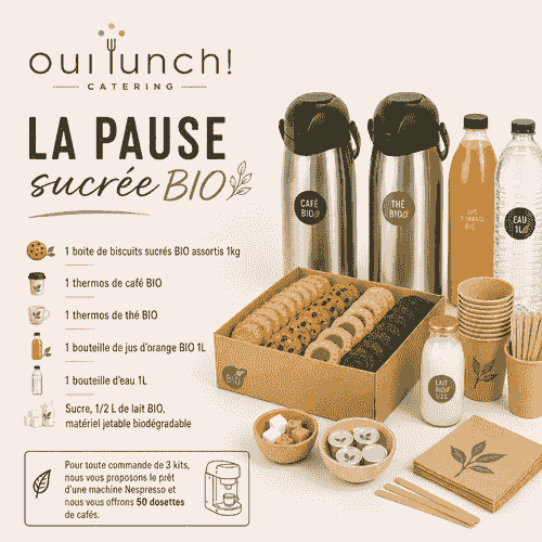 LA PAUSE SUCRÉE – Le kit 15 personnes