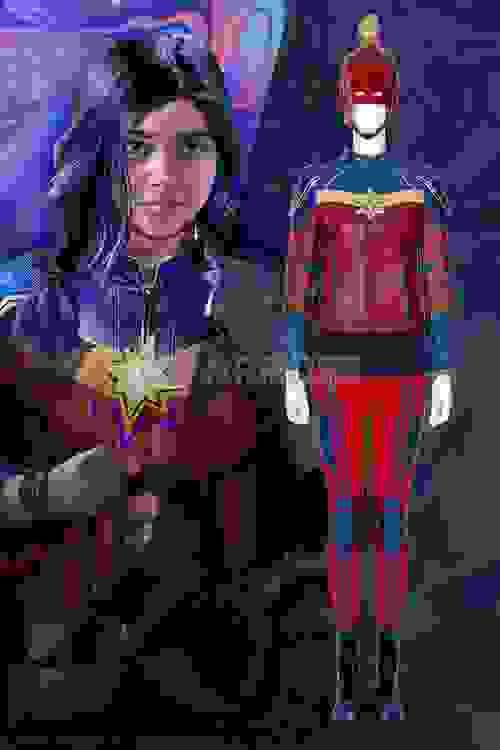 Ms. Marvel Kamala Khan Cosplay Costume