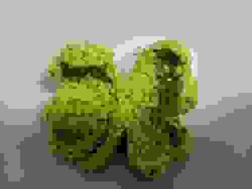 Four Leaf clover hairtie in green