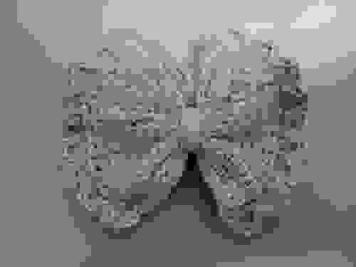 Charming Ribbon crochet in lilac & grey hue