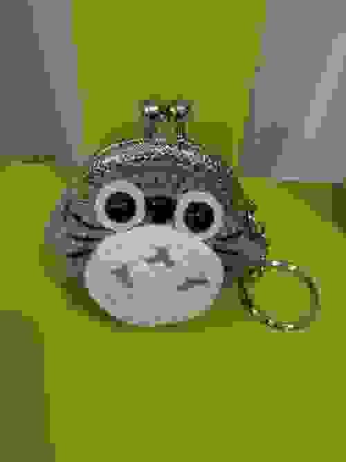 Totoro small crochet clip pouch