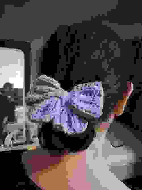 PRE- ORDER 3D Ribbon Crochet Barette Hair clip