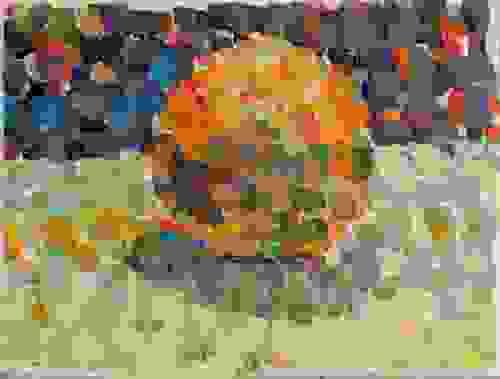 Orange.