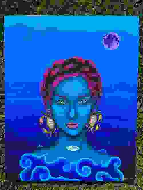 Water Sign Cancer Original Zodiac Art Prints and Posters