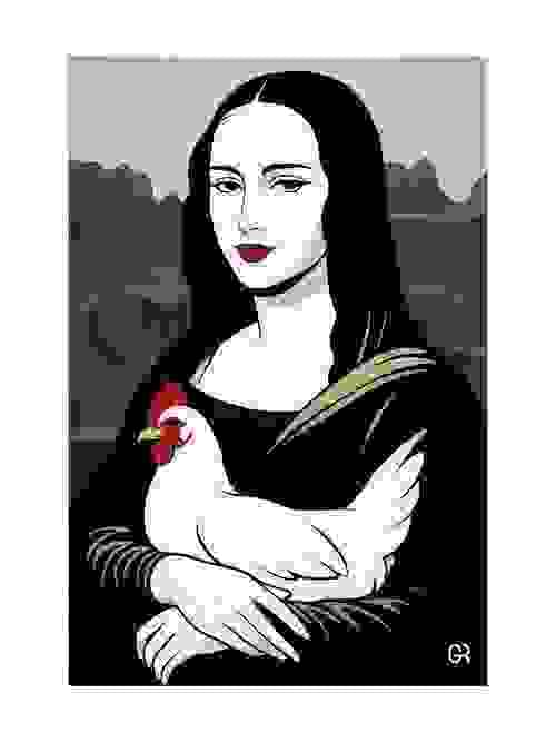 Joconde et Poulette 