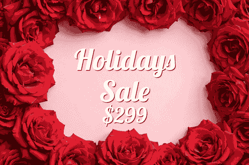 Holiday Sale! $299 Through Nov 1st 2026