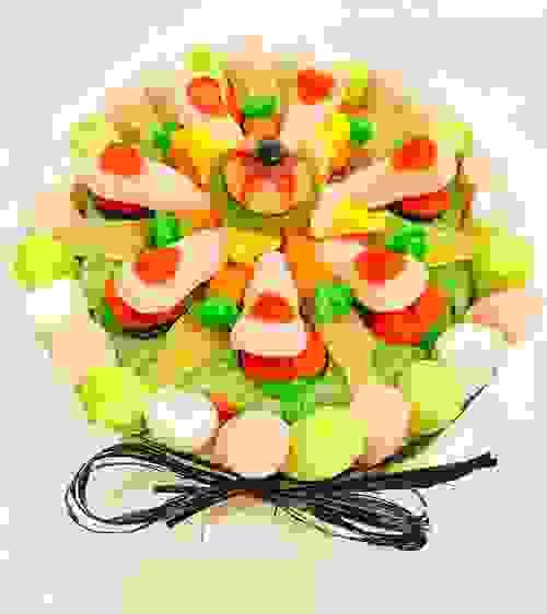 Pastel de chuches verde