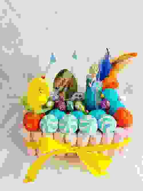 Pastel de chuches de Frozen