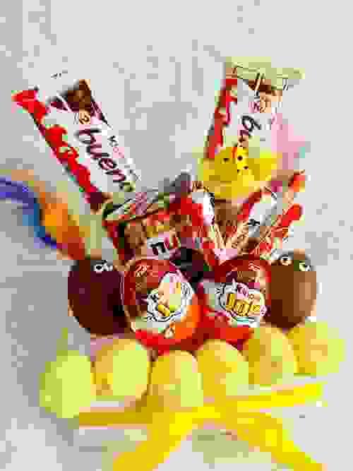 Pastel de chuches con chocolate