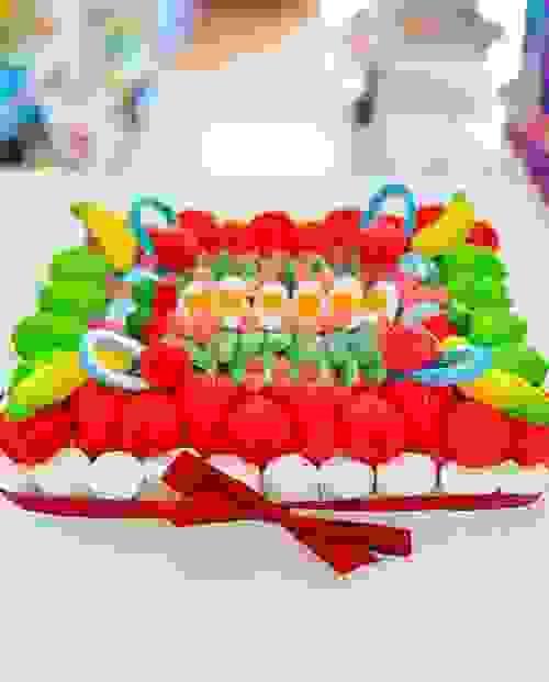 Pastel de chuches blanditas