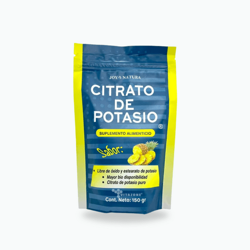 Citrato de Potasio en polvo piña 150 gramos Joy Natura
