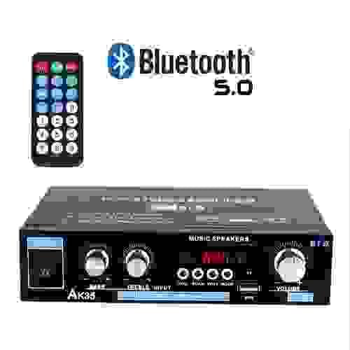 HiFi Digital Bluetooth Audio Amplifier MP3 Channel 2.0 Sound Power AMP Stereo Home Speaker
