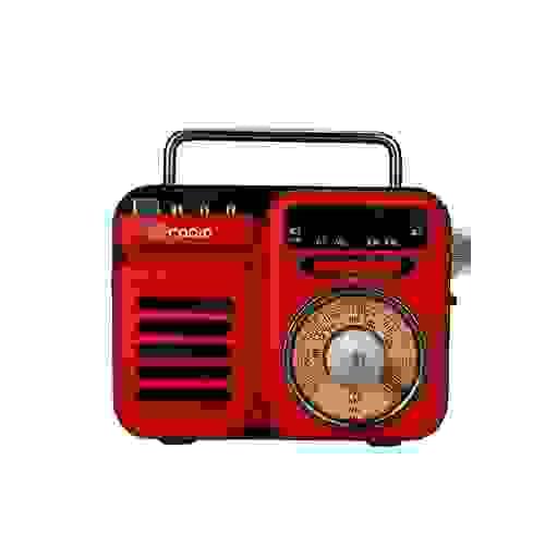 Portable stereo FM radio wireless speaker USB TF card rechargeable Bluetooth compatible with FM