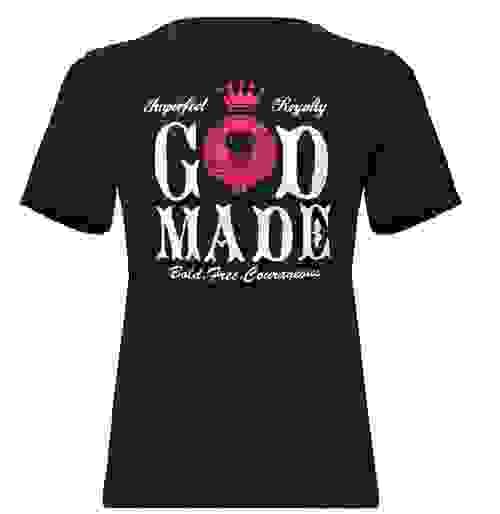 God Made T-Shirt in Pink